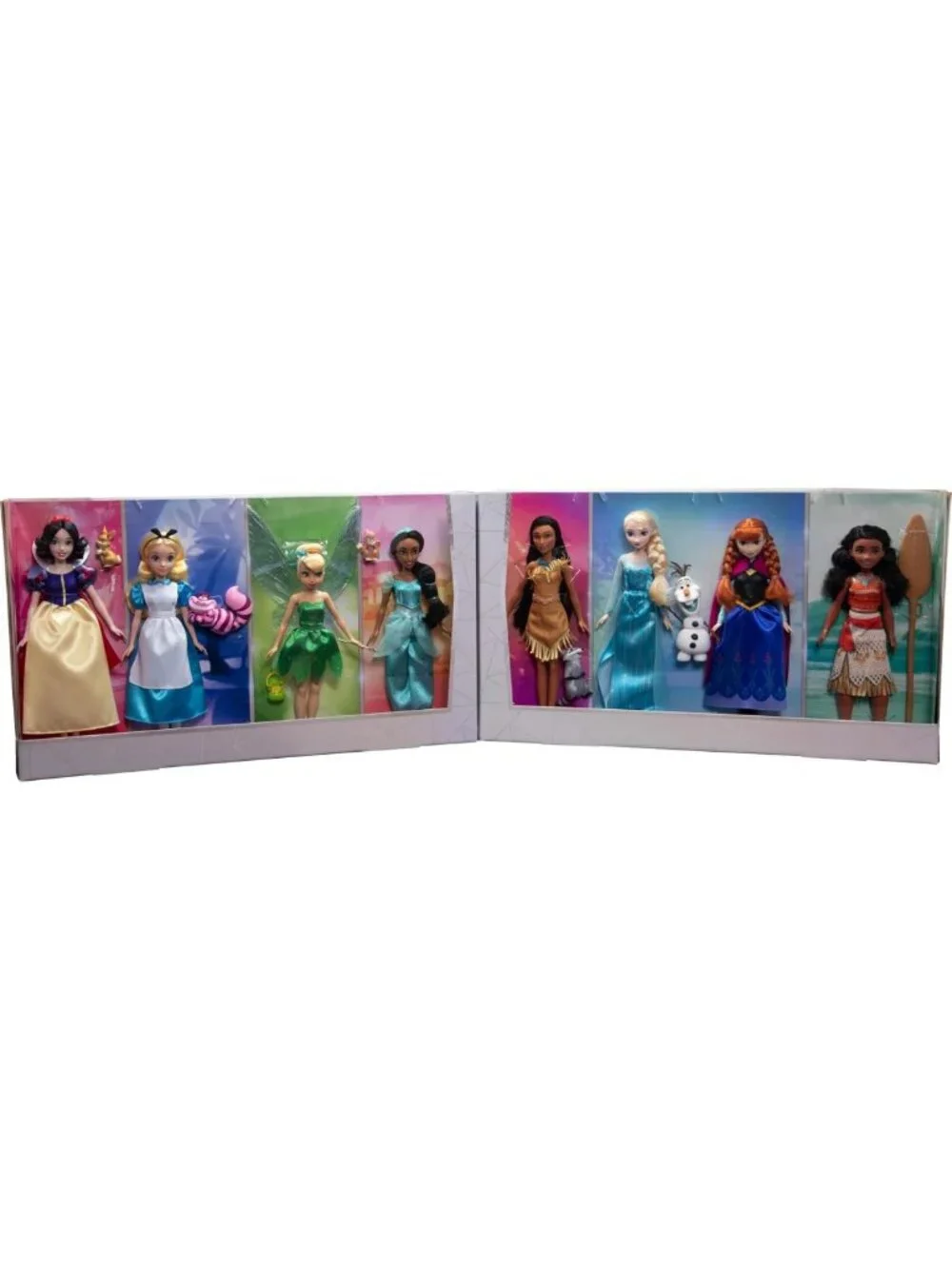 Disney 100th Anniversary Fashion Doll 8-Pack with Accessories - Magical Playset